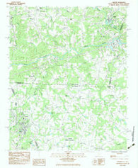 Chesnee South Carolina Historical topographic map, 1:24000 scale, 7.5 X 7.5 Minute, Year 1983