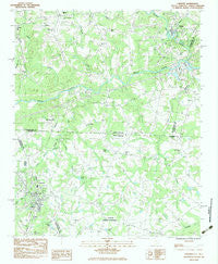 Chesnee South Carolina Historical topographic map, 1:24000 scale, 7.5 X 7.5 Minute, Year 1983
