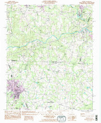 Chesnee South Carolina Historical topographic map, 1:24000 scale, 7.5 X 7.5 Minute, Year 1993