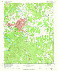 Chester South Carolina Historical topographic map, 1:24000 scale, 7.5 X 7.5 Minute, Year 1969
