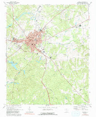 Chester South Carolina Historical topographic map, 1:24000 scale, 7.5 X 7.5 Minute, Year 1969