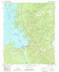 Clarks Hill South Carolina Historical topographic map, 1:24000 scale, 7.5 X 7.5 Minute, Year 1964