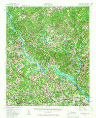 Clarks Hill South Carolina Historical topographic map, 1:62500 scale, 15 X 15 Minute, Year 1941