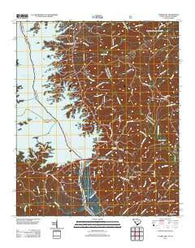 Clarks Hill South Carolina Historical topographic map, 1:24000 scale, 7.5 X 7.5 Minute, Year 2012