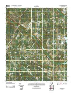 Clear Pond South Carolina Historical topographic map, 1:24000 scale, 7.5 X 7.5 Minute, Year 2011