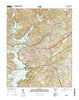 Clemson South Carolina Current topographic map, 1:24000 scale, 7.5 X 7.5 Minute, Year 2014