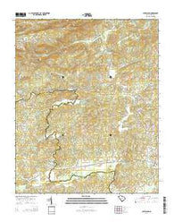 Cleveland South Carolina Current topographic map, 1:24000 scale, 7.5 X 7.5 Minute, Year 2014