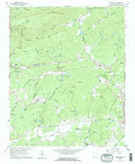 Cleveland South Carolina Historical topographic map, 1:24000 scale, 7.5 X 7.5 Minute, Year 1961