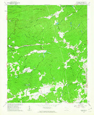 Cleveland South Carolina Historical topographic map, 1:24000 scale, 7.5 X 7.5 Minute, Year 1961