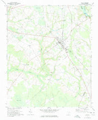 Clio South Carolina Historical topographic map, 1:24000 scale, 7.5 X 7.5 Minute, Year 1972