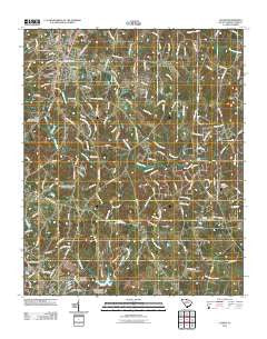 Clover South Carolina Historical topographic map, 1:24000 scale, 7.5 X 7.5 Minute, Year 2011