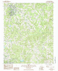 Clover South Carolina Historical topographic map, 1:24000 scale, 7.5 X 7.5 Minute, Year 1985