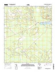 Clubhouse Crossroads South Carolina Current topographic map, 1:24000 scale, 7.5 X 7.5 Minute, Year 2014