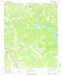 Cokesbury South Carolina Historical topographic map, 1:24000 scale, 7.5 X 7.5 Minute, Year 1971