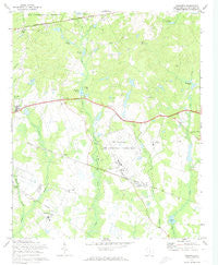 Congaree South Carolina Historical topographic map, 1:24000 scale, 7.5 X 7.5 Minute, Year 1972
