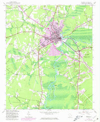 Conway South Carolina Historical topographic map, 1:24000 scale, 7.5 X 7.5 Minute, Year 1943