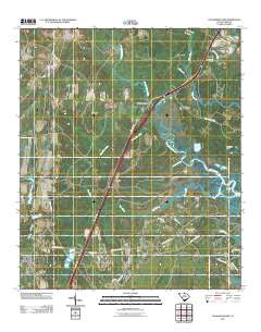 Coosawhatchie South Carolina Historical topographic map, 1:24000 scale, 7.5 X 7.5 Minute, Year 2011