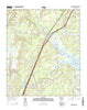 Coosawhatchie South Carolina Current topographic map, 1:24000 scale, 7.5 X 7.5 Minute, Year 2014