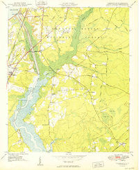 Cordesville South Carolina Historical topographic map, 1:24000 scale, 7.5 X 7.5 Minute, Year 1949