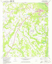 Cordova South Carolina Historical topographic map, 1:24000 scale, 7.5 X 7.5 Minute, Year 1979