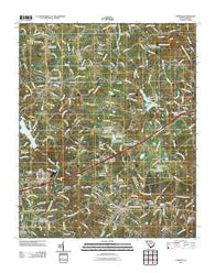 Cowpens South Carolina Historical topographic map, 1:24000 scale, 7.5 X 7.5 Minute, Year 2011