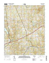 Cowpens South Carolina Current topographic map, 1:24000 scale, 7.5 X 7.5 Minute, Year 2014