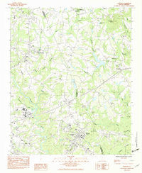 Cowpens South Carolina Historical topographic map, 1:24000 scale, 7.5 X 7.5 Minute, Year 1983