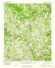 Cowpens South Carolina Historical topographic map, 1:62500 scale, 15 X 15 Minute, Year 1959