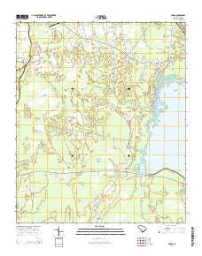 Cross South Carolina Current topographic map, 1:24000 scale, 7.5 X 7.5 Minute, Year 2014