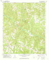 Cross Anchor South Carolina Historical topographic map, 1:24000 scale, 7.5 X 7.5 Minute, Year 1969