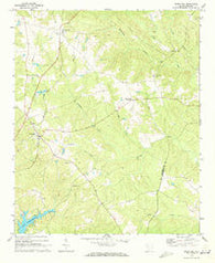 Cross Hill South Carolina Historical topographic map, 1:24000 scale, 7.5 X 7.5 Minute, Year 1970