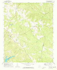 Cross Hill South Carolina Historical topographic map, 1:24000 scale, 7.5 X 7.5 Minute, Year 1970