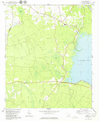 Cross South Carolina Historical topographic map, 1:24000 scale, 7.5 X 7.5 Minute, Year 1979