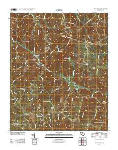 Cross Anchor South Carolina Historical topographic map, 1:24000 scale, 7.5 X 7.5 Minute, Year 2011