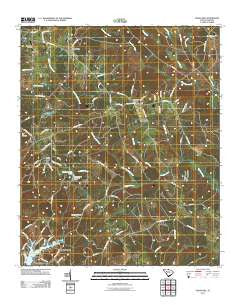 Cross Hill South Carolina Historical topographic map, 1:24000 scale, 7.5 X 7.5 Minute, Year 2011