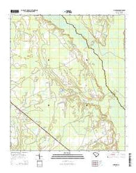 Cummings South Carolina Current topographic map, 1:24000 scale, 7.5 X 7.5 Minute, Year 2014
