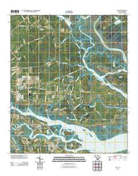 Dale South Carolina Historical topographic map, 1:24000 scale, 7.5 X 7.5 Minute, Year 2011