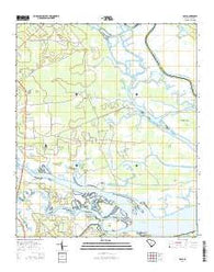Dale South Carolina Current topographic map, 1:24000 scale, 7.5 X 7.5 Minute, Year 2014