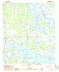 Dale South Carolina Historical topographic map, 1:24000 scale, 7.5 X 7.5 Minute, Year 1988