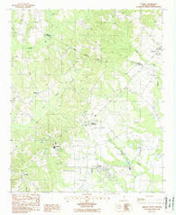 Dalzell South Carolina Historical topographic map, 1:24000 scale, 7.5 X 7.5 Minute, Year 1988