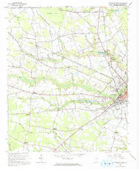 Darlington West South Carolina Historical topographic map, 1:24000 scale, 7.5 X 7.5 Minute, Year 1963
