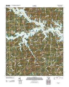 Delmar South Carolina Historical topographic map, 1:24000 scale, 7.5 X 7.5 Minute, Year 2011