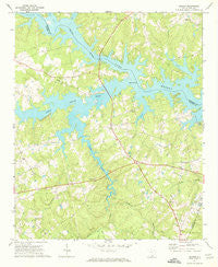 Delmar South Carolina Historical topographic map, 1:24000 scale, 7.5 X 7.5 Minute, Year 1970