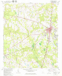 Denmark South Carolina Historical topographic map, 1:24000 scale, 7.5 X 7.5 Minute, Year 1979