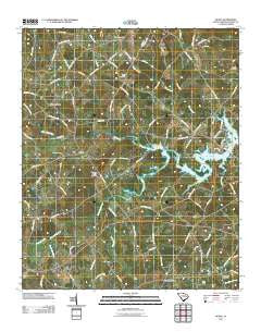 Denny South Carolina Historical topographic map, 1:24000 scale, 7.5 X 7.5 Minute, Year 2011