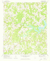 Denny South Carolina Historical topographic map, 1:24000 scale, 7.5 X 7.5 Minute, Year 1971