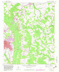 Dillon East South Carolina Historical topographic map, 1:24000 scale, 7.5 X 7.5 Minute, Year 1976