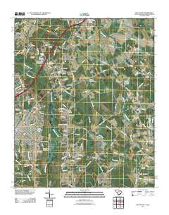 Dillon East South Carolina Historical topographic map, 1:24000 scale, 7.5 X 7.5 Minute, Year 2011