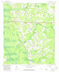 Dongola South Carolina Historical topographic map, 1:24000 scale, 7.5 X 7.5 Minute, Year 1943