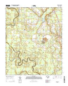 Drake South Carolina Current topographic map, 1:24000 scale, 7.5 X 7.5 Minute, Year 2014